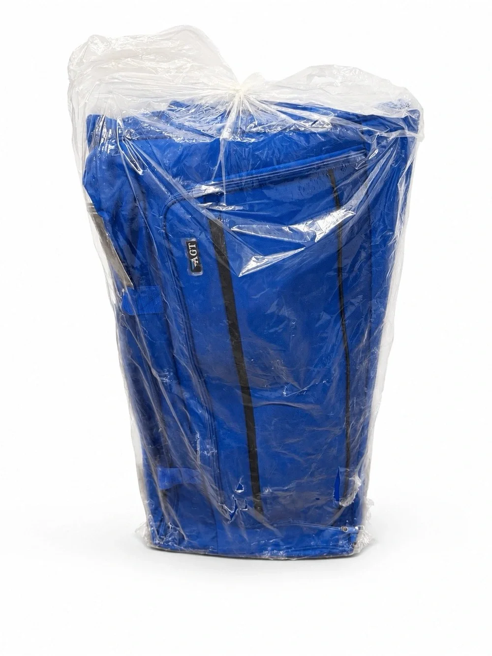 AGT 36” Rolling Duffel Bag Blue Wheeled Travel Luggage Telescoping Handle NWT